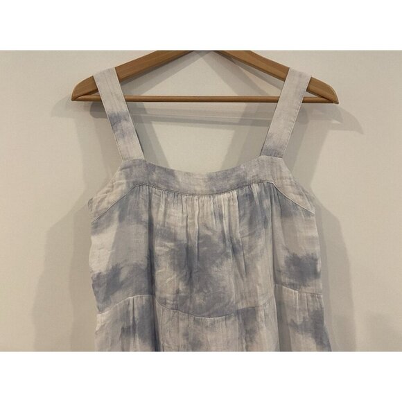 Rails Amaya Gauze Midi Dress Blue White Tie Dye Size Extra Small XS - Picture 2 of 5